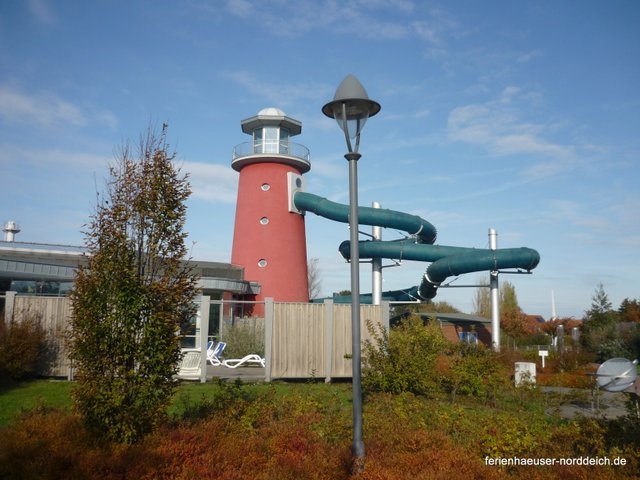 Ferienwohnungen und Ferienhäuser in Norddeich  -  Erlebnisbad Norddeich